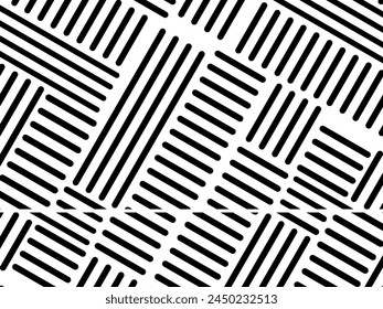 Fondo geométrico retro en blanco y negro, círculos abstractos de Vector, triángulos y cuadrados arte de línea.
