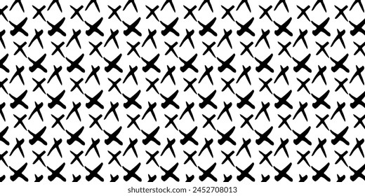 Fondo geométrico negro y blanco retro del modelo, abstracto del Vector
