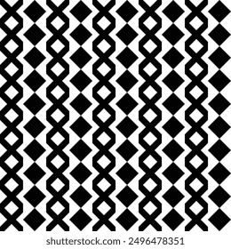 Fondo geométrico blanco y negro retro del patrón, círculo abstracto del Vector, triángulo y arte de las líneas cuadradas