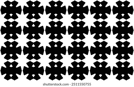 Retro of black and white geometric vector pattern minimal posters with 20s geometric design. Trendy bauhaus pattern background for cover design, poster and interior.