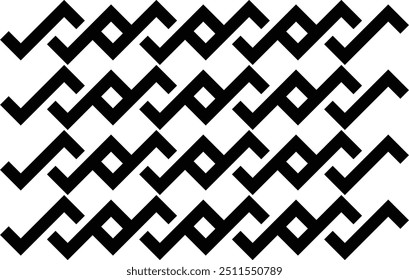 Retro of black and white geometric vector pattern minimal posters with 20s geometric design. Trendy bauhaus pattern background for cover design, poster and interior.