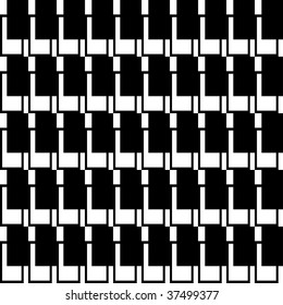 Retro black and white seamless background