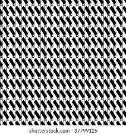 Retro black and white seamless background