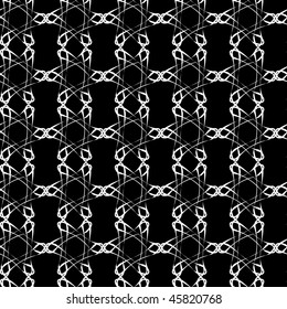Retro black and white seamless background