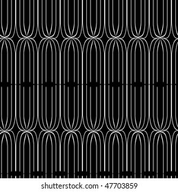 Retro black and white seamless background