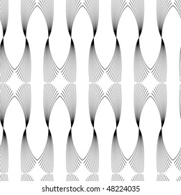 Retro black and white seamless background