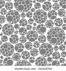 Retro black and white seamless circle background