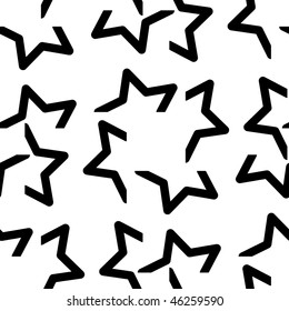 Retro black and white seamless tile background