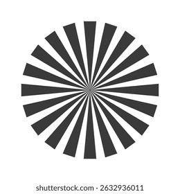 Rétro noir blanc rayons de soleil bg. élément de bande dessinée d'art Pop. effet d'éruption Vintage. Illustration vectorielle. EPS10.