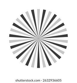 Rétro noir blanc rayons de soleil bg. élément de bande dessinée d'art Pop. effet d'éruption Vintage. Illustration vectorielle. EPS10.