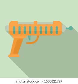 Retro blaster icon. Flat illustration of retro blaster vector icon for web design