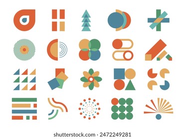 Retro Blend Shape Element Set