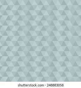Retro Blue Abstract Vector Triangle Background