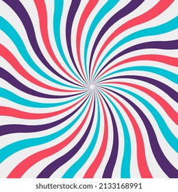 
Retro blue, navy, red and white sunlight background vector. Abstract sunlight wallpaper for business website. Banner social media advertising. Colorful Sweet candy.