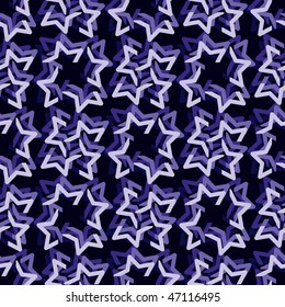 Retro blue seamless tile background