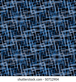 Retro blue seamless tile background