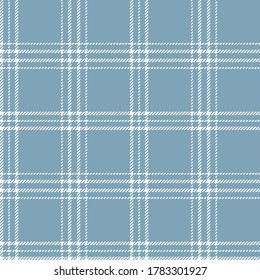 Retro Blue and White tartan plaid Scottish pattern.Texture from plaid, tablecloths, clothes, shirts, dresses, paper, bedding, blankets and other textile products