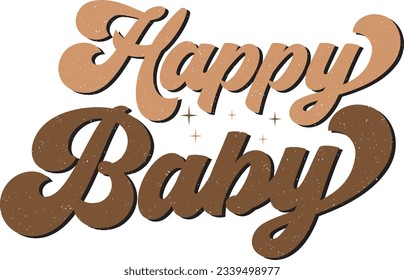 Retro Boho Baby Quotes Svg Design