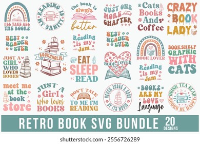 Retro Book Bundle t shirt design