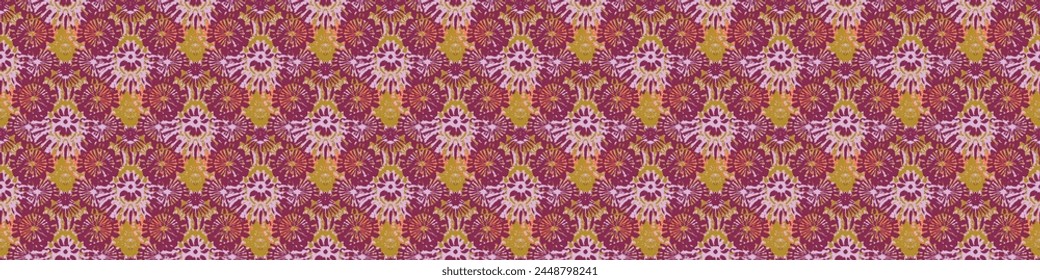 Retro botanical vector border in elegant style. Luxury print textur for beautiful feminine banner decor. Multicolor 70s leaf design