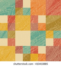 Retro bright background in grunge design   