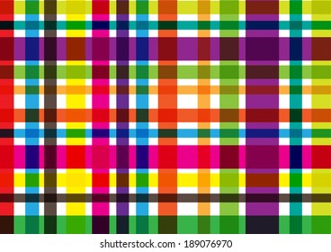 retro bright checkered background with colorful lines
