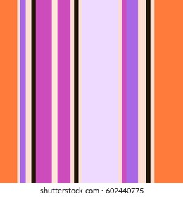 Retro Bright Colorful seamless stripes pattern. Abstract vector background. Stylish colors