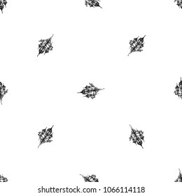 Retro british seamless pattern with vintage street lamp. Vintage London grunge illustration in watercolor style on white background.