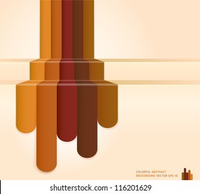 Retro Brown Colour Abstract Background. Vector illustration