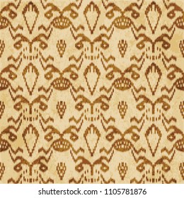 Retro brown cork texture grunge seamless background