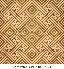 Retro brown cork texture grunge seamless background Geometry Spiral Check Cross Tracery