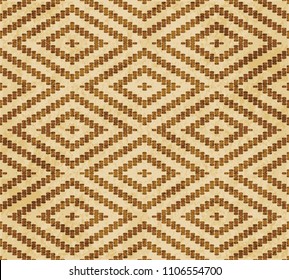 Retro brown cork texture grunge seamless background stitch cross square check diamond frame line
