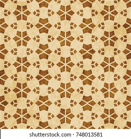 Retro brown Islam seamless geometry pattern background eastern style ornament