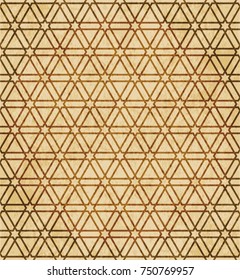 Retro brown Islam seamless geometry pattern background eastern style ornament