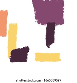 Retro brush stroke background. Simple wall art print for decoration, digital printing, textile, wallpaper, fabric, packages, wrapping, business card, etc.