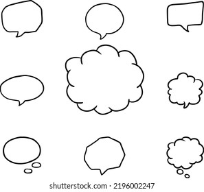 Retro Bubble Speech Pop Out Element Vintage