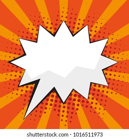 retro bubble speech vector