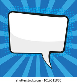 retro bubble speech vector