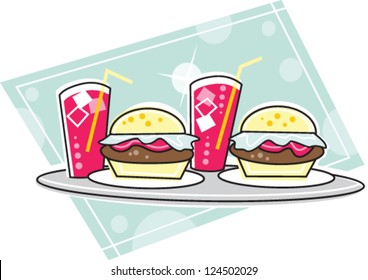 Retro Burger Order