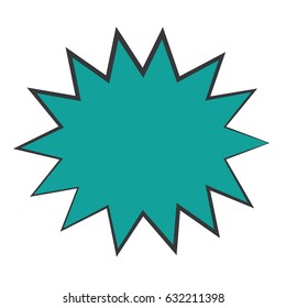 retro burst icon