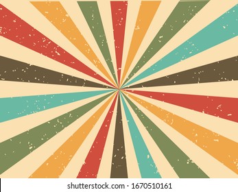 Retro Burst Vector. vintage Background.