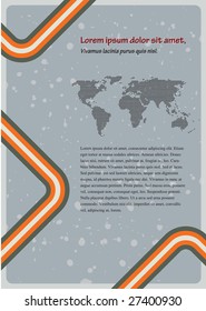retro business background