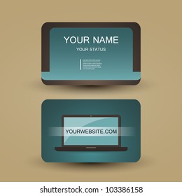 Retro Business Card Template