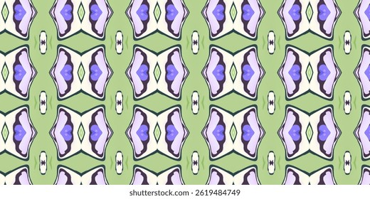 Retro Butterfly Inspired Abstract Pattern
