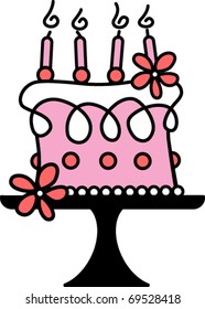 retro cake