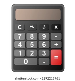 retro calculator illustration design vector