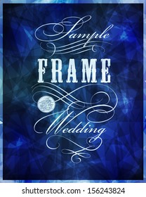 retro calligraphic design elements, page decoration and labels