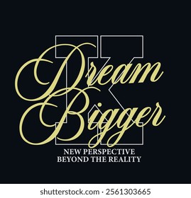 Retro calligraphy motivational slogan with vintage typography college varsity letter print for graphic tee t shirt or sweatshirt hoodie - Vector