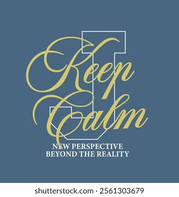 Retro calligraphy motivational slogan with vintage typography college varsity letter print for graphic tee t shirt or sweatshirt hoodie - Vector