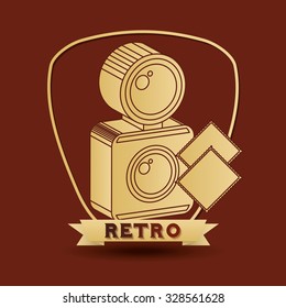 retro camera design, vector illustration eps10 graphic 